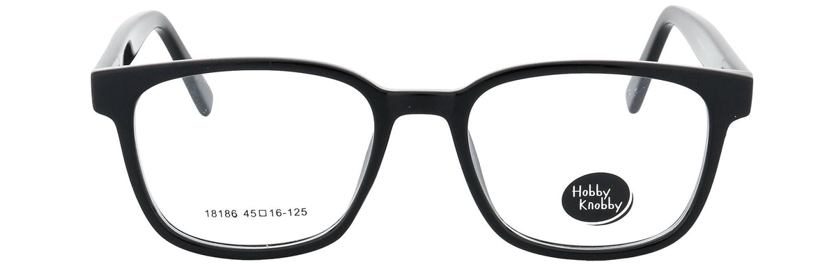 HK18186-C1-Handmade Mix Material-Midnight Black - glassesbyahana.com