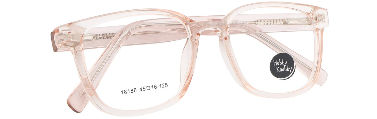 HK18186-C2-Handmade Mix Material-Crystal Orange - glassesbyahana.com