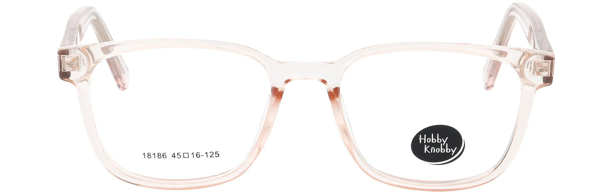 HK18186-C2-Handmade Mix Material-Crystal Orange - glassesbyahana.com