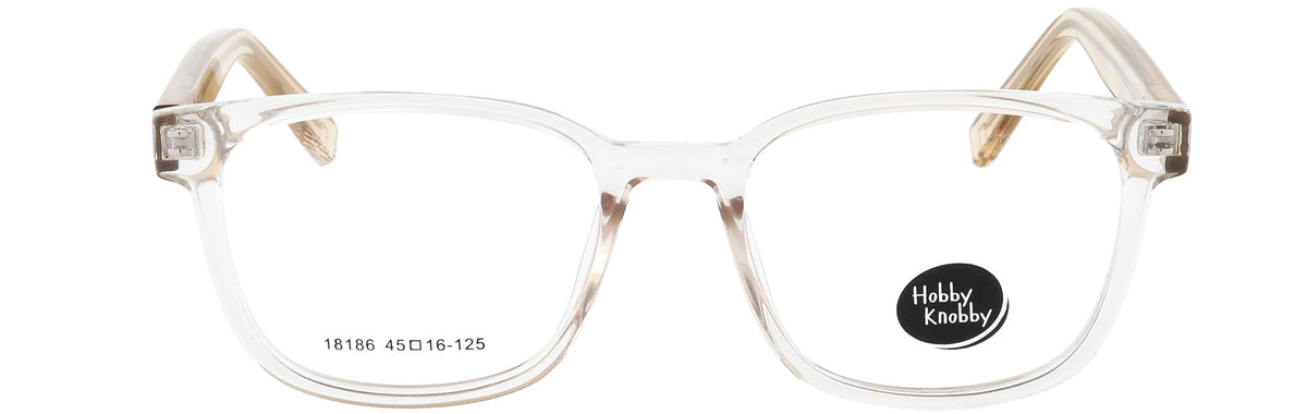 HK18186-C4-Handmade Mix Material-Crystal Brown - glassesbyahana.com