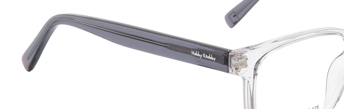HK18186-C5-Handmade Mix Material-Crystal Grey - glassesbyahana.com