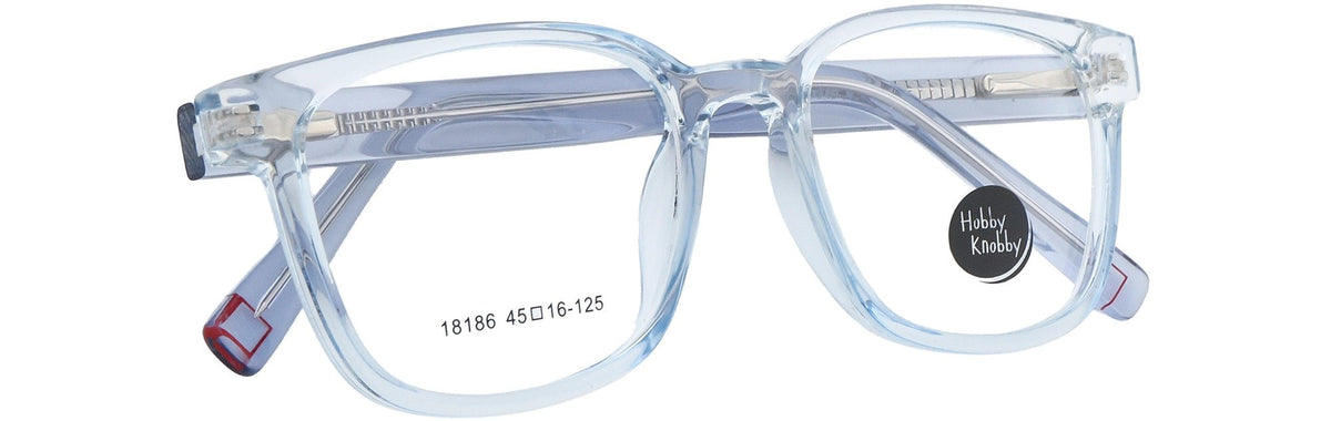 HK18186-C6-Handmade Mix Material-Crystal Blue - glassesbyahana.com