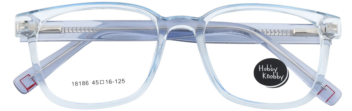 HK18186-C6-Handmade Mix Material-Crystal Blue - glassesbyahana.com
