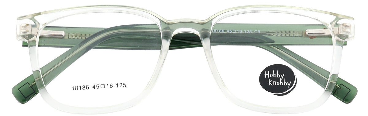 HK18186-C9-Handmade Mix Material-Crystal Green - glassesbyahana.com