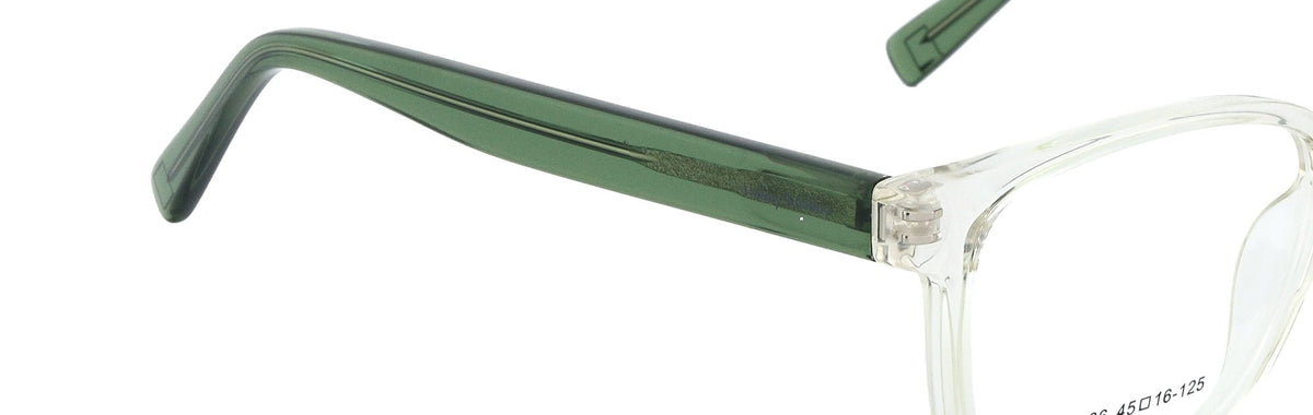 HK18186-C9-Handmade Mix Material-Crystal Green - glassesbyahana.com