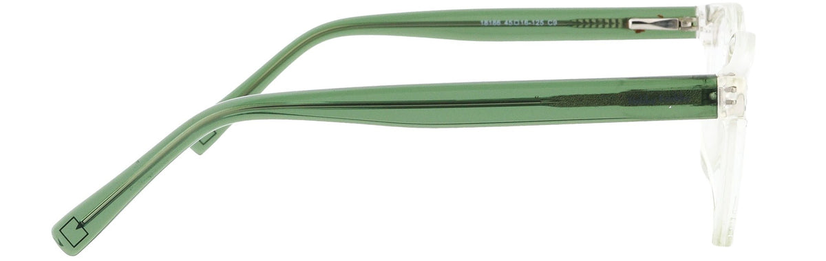 HK18186-C9-Handmade Mix Material-Crystal Green - glassesbyahana.com