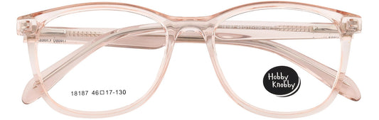 HK18187-C2-Handmade Mix Material-Crystal Orange - glassesbyahana.com
