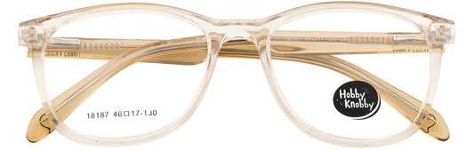 HK18187-C4-Handmade Mix Material-Crystal Brown - glassesbyahana.com