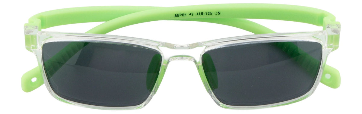 HK85206-C5-Handmade Mix Material-Translucent Green - glassesbyahana.com