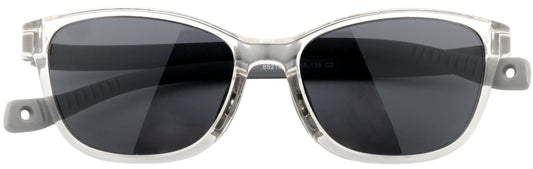 HK85210-C3-Handmade Mix Material-Translucent Grey - glassesbyahana.com
