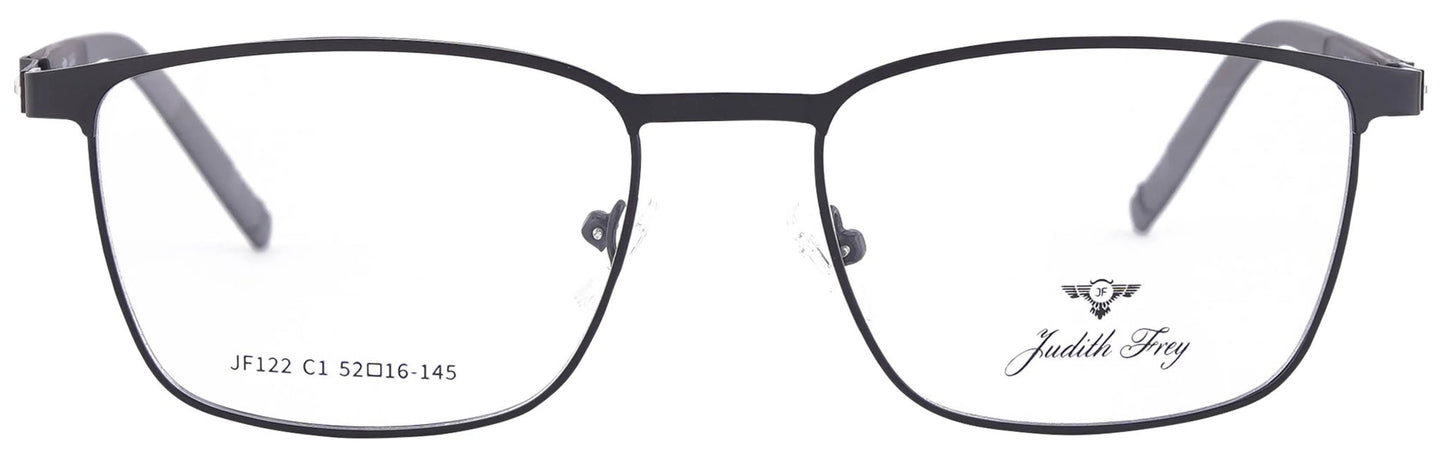 JF122 - C1 - Metal Alloy - Midnight Black - glassesbyahana.com