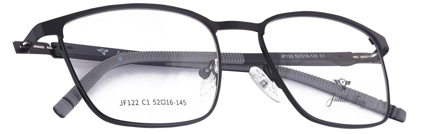JF122 - C1 - Metal Alloy - Midnight Black - glassesbyahana.com