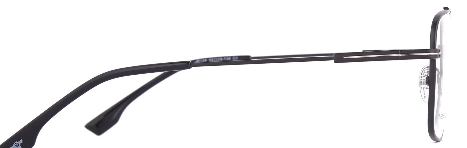 JF124 - C1 - Metal Alloy - Midnight Black - glassesbyahana.com