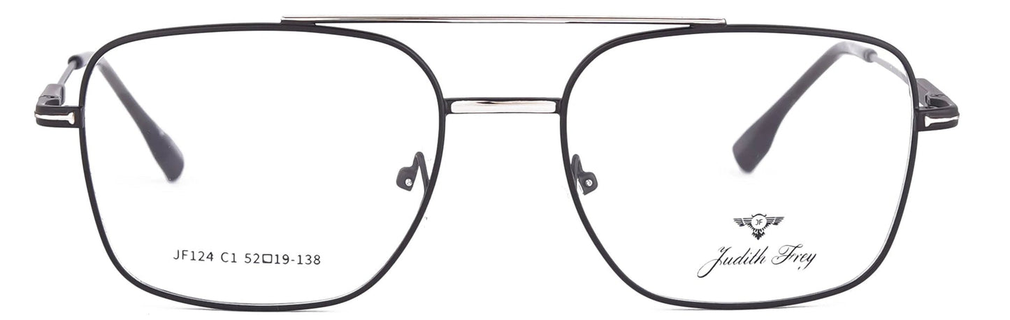 JF124 - C1 - Metal Alloy - Midnight Black - glassesbyahana.com
