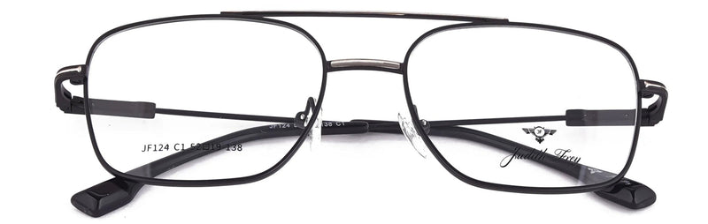 JF124 - C1 - Metal Alloy - Midnight Black - glassesbyahana.com