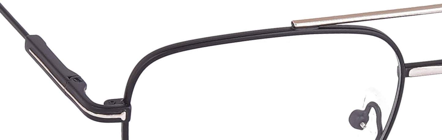 JF124 - C1 - Metal Alloy - Midnight Black - glassesbyahana.com