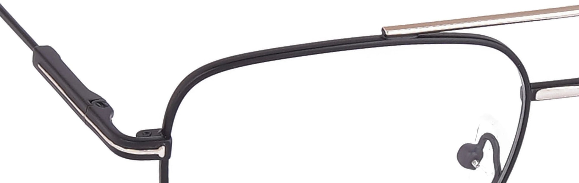 JF124 - C1 - Metal Alloy - Midnight Black - glassesbyahana.com