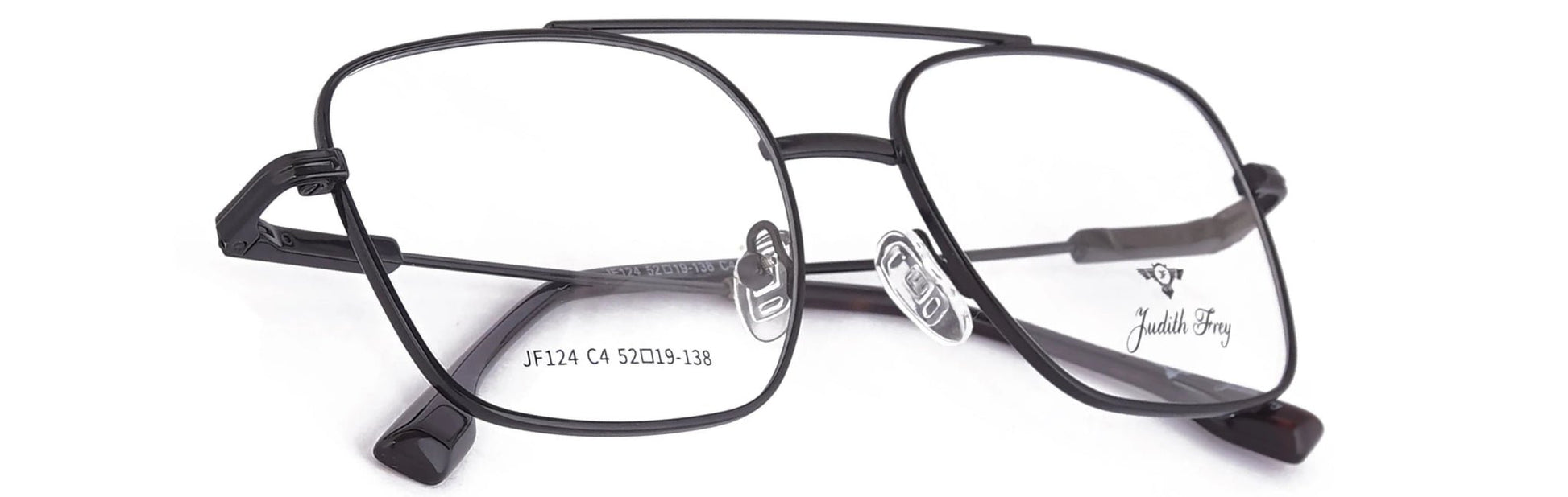 JF124 - C4 - Metal Alloy - Midnight Black - glassesbyahana.com