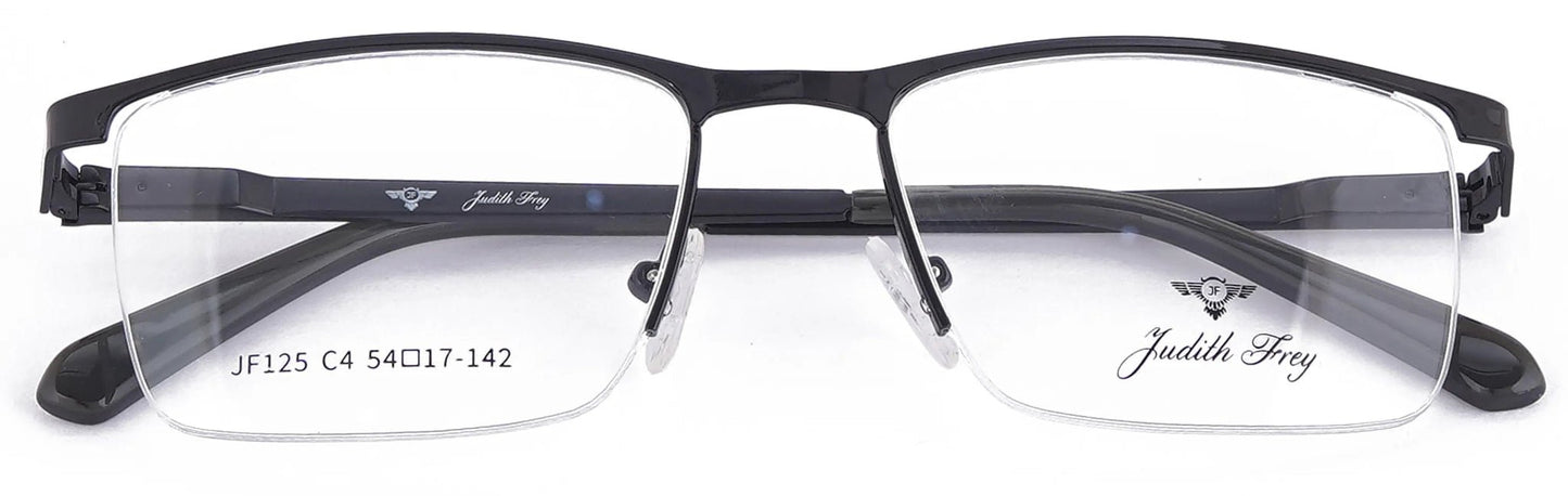 JF125 - C4 - Metal Alloy - Midnight Black - glassesbyahana.com
