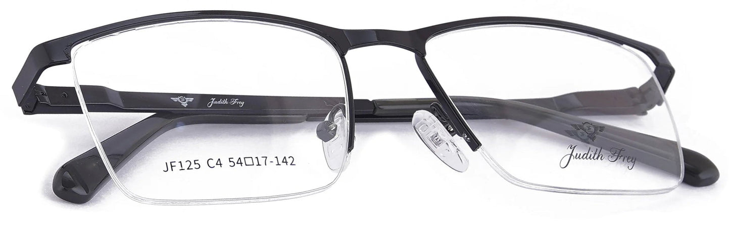 JF125 - C4 - Metal Alloy - Midnight Black - glassesbyahana.com