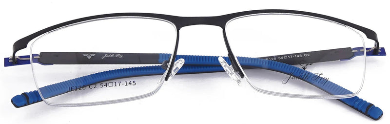 JF126 - C2 - Metal Alloy - Midnight Black - glassesbyahana.com