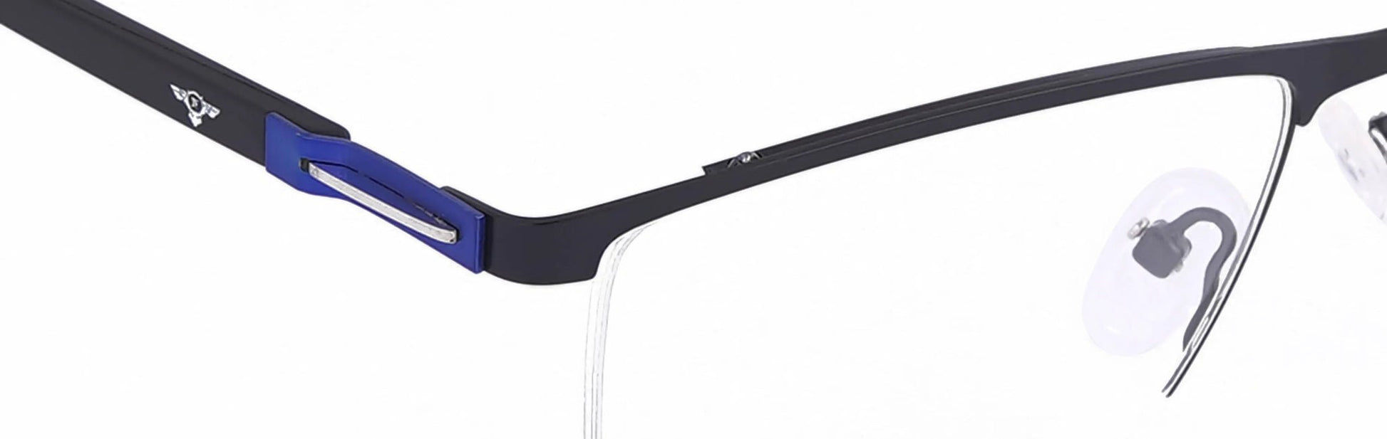 JF126 - C2 - Metal Alloy - Midnight Black - glassesbyahana.com