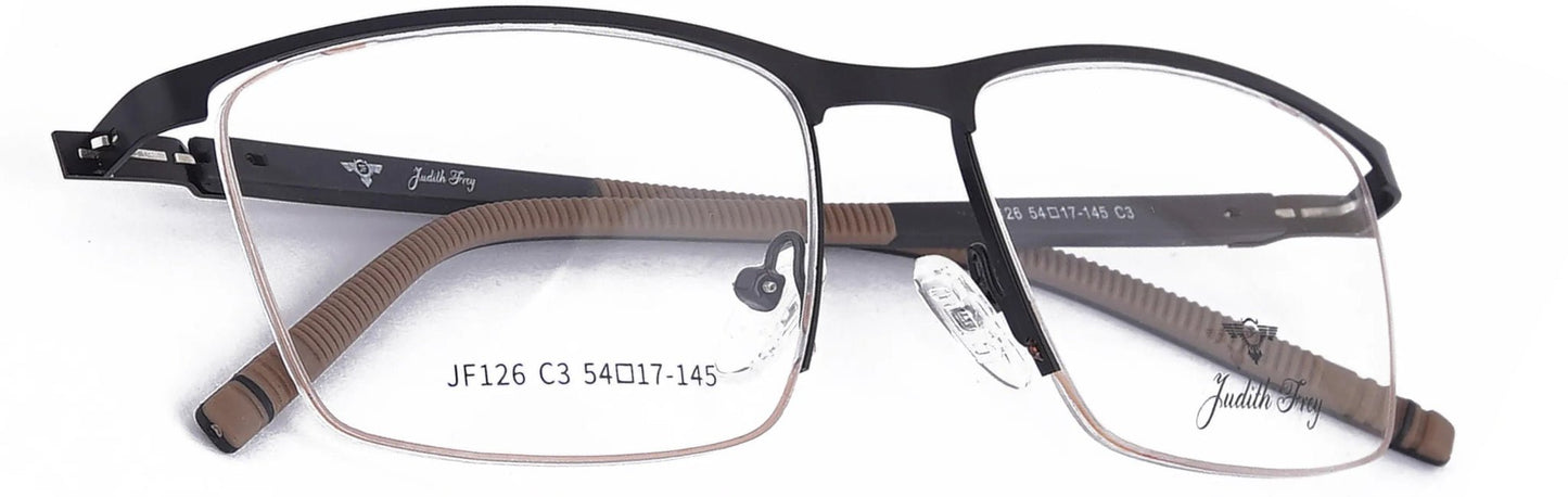 JF126 - C3 - Metal Alloy - Midnight Black - glassesbyahana.com