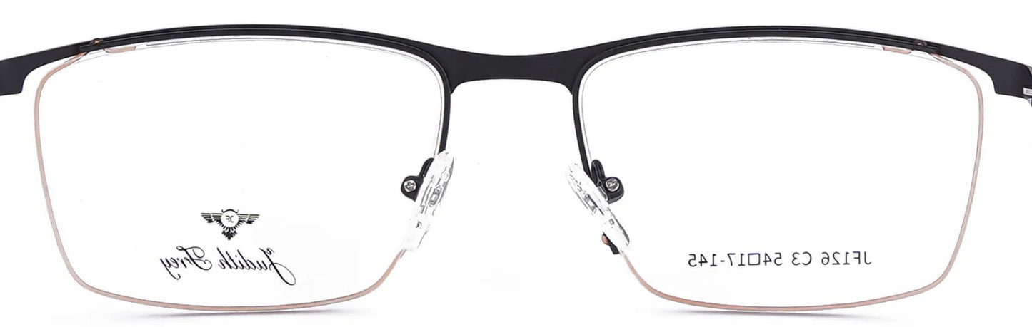 JF126 - C3 - Metal Alloy - Midnight Black - glassesbyahana.com