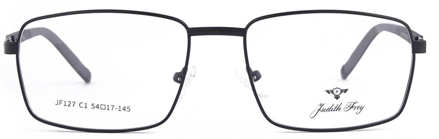 JF127 - C1 - Metal Alloy - Midnight Black - glassesbyahana.com
