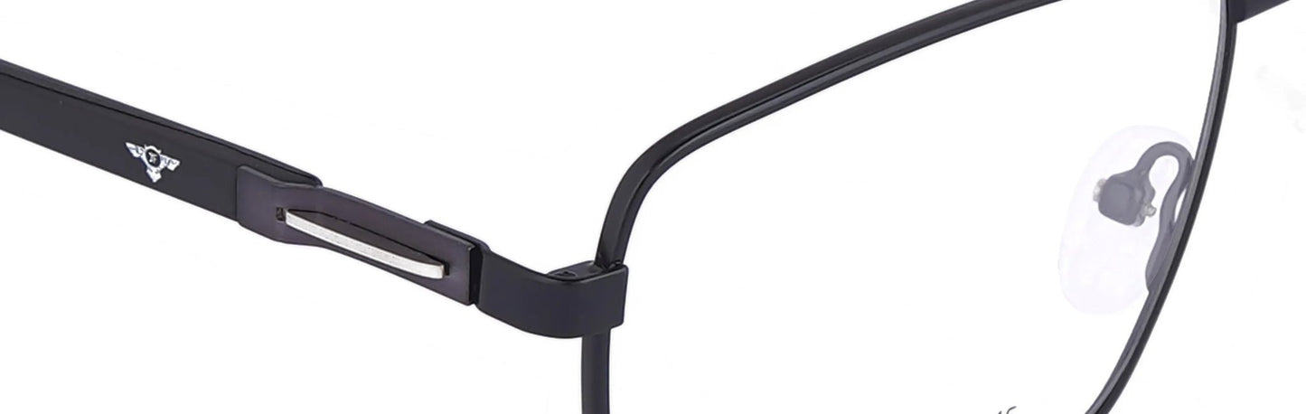 JF127 - C1 - Metal Alloy - Midnight Black - glassesbyahana.com