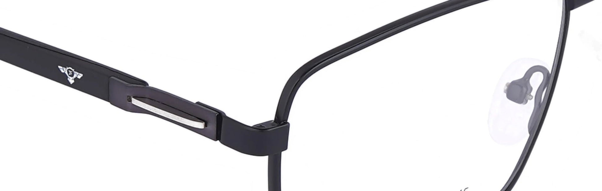 JF127 - C1 - Metal Alloy - Midnight Black - glassesbyahana.com