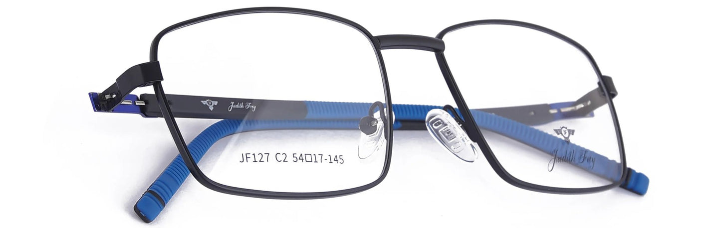 JF127 - C2 - Metal Alloy - Midnight Black - glassesbyahana.com