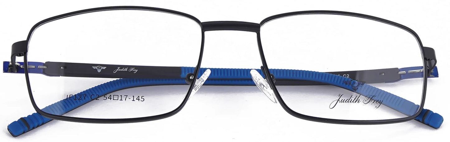 JF127 - C2 - Metal Alloy - Midnight Black - glassesbyahana.com