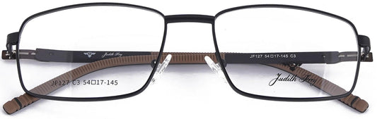 JF127 - C3 - Metal Alloy - Midnight Black - glassesbyahana.com