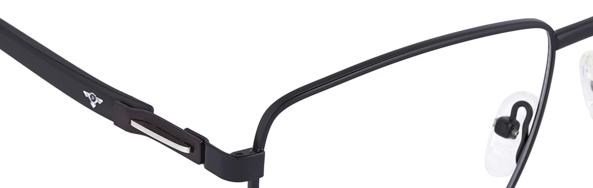 JF127 - C3 - Metal Alloy - Midnight Black - glassesbyahana.com