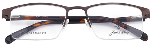 JF128 - C1 - Metal Alloy - Havana Brown - glassesbyahana.com