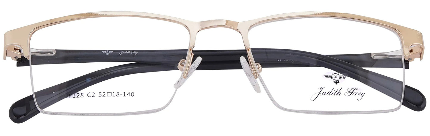 JF128 - C2 - Metal Alloy - Antique Gold - glassesbyahana.com