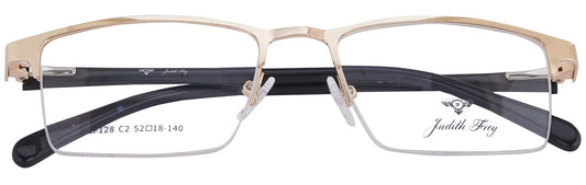 JF128 - C2 - Metal Alloy - Antique Gold - glassesbyahana.com