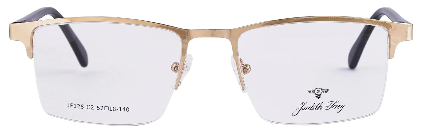 JF128 - C2 - Metal Alloy - Antique Gold - glassesbyahana.com