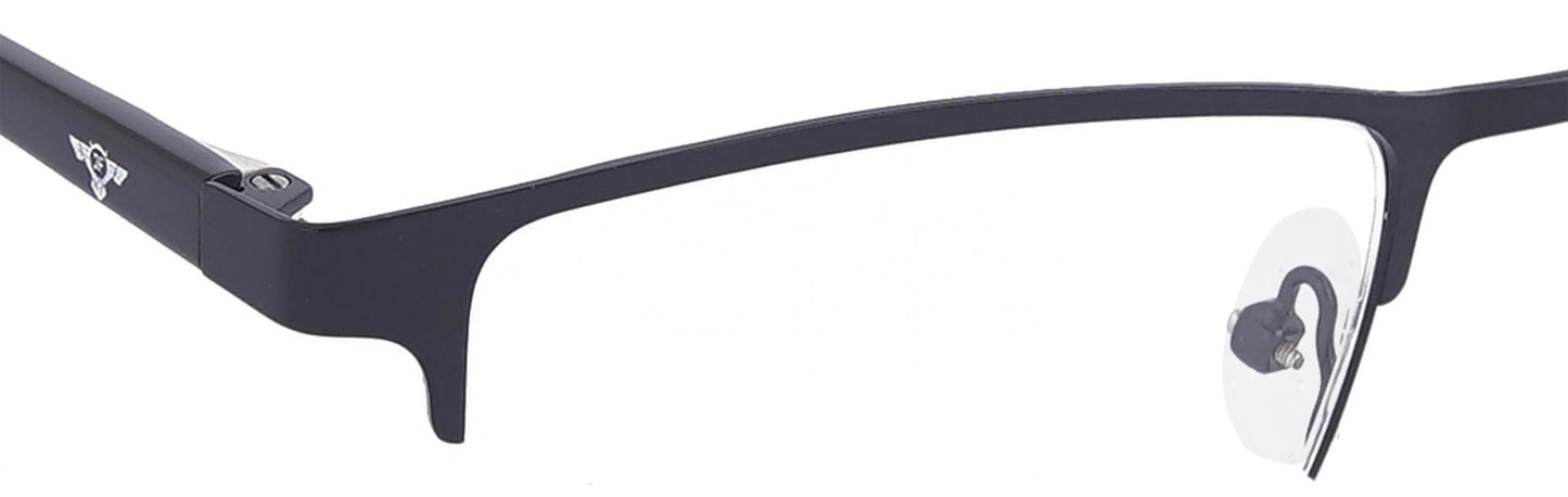 JF128 - C5 - Metal Alloy - Midnight Black - glassesbyahana.com