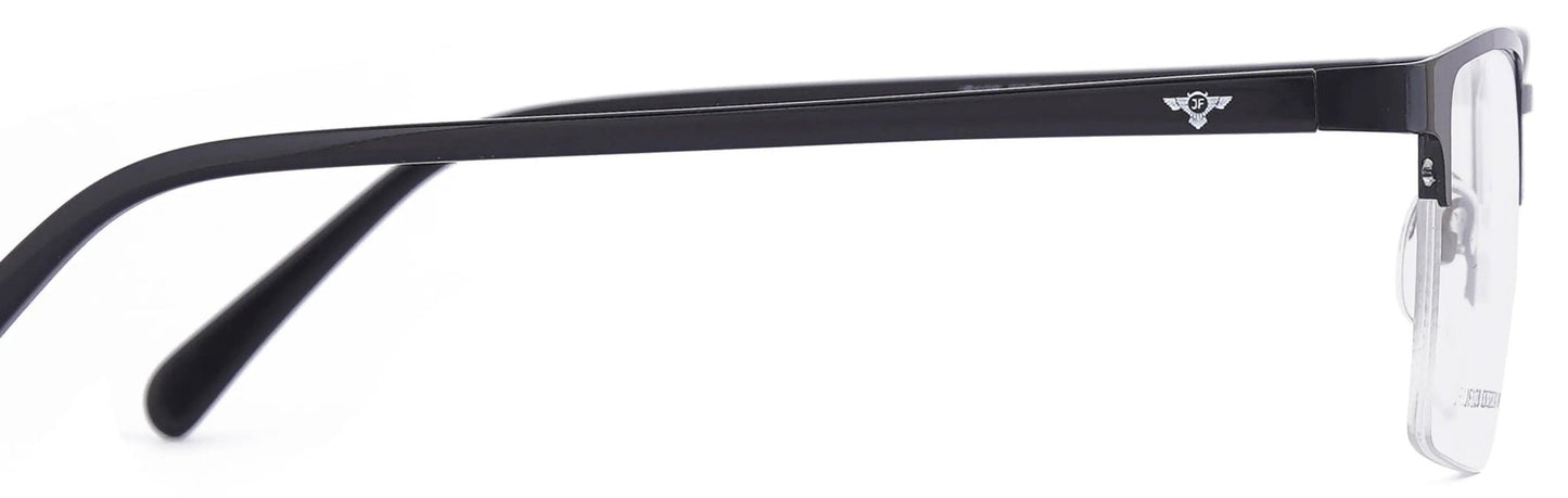 JF128 - C5 - Metal Alloy - Midnight Black - glassesbyahana.com