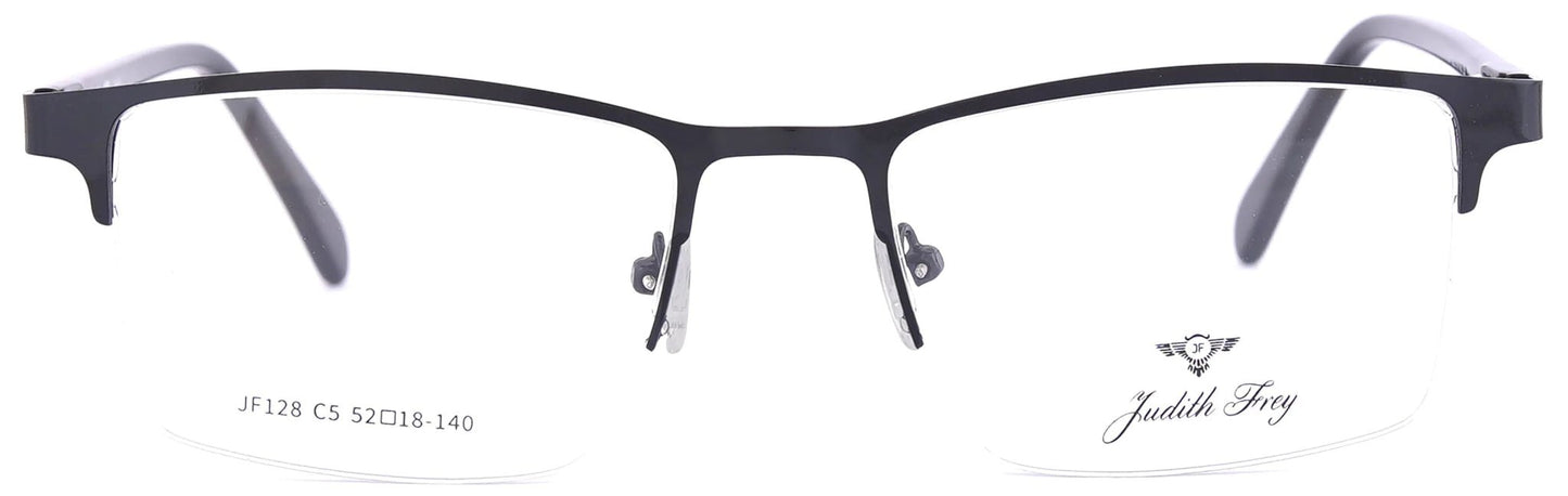 JF128 - C5 - Metal Alloy - Midnight Black - glassesbyahana.com