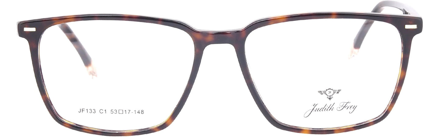 JF133 - C1 - Handmade Bio Acetate - Havana Brown - glassesbyahana.com