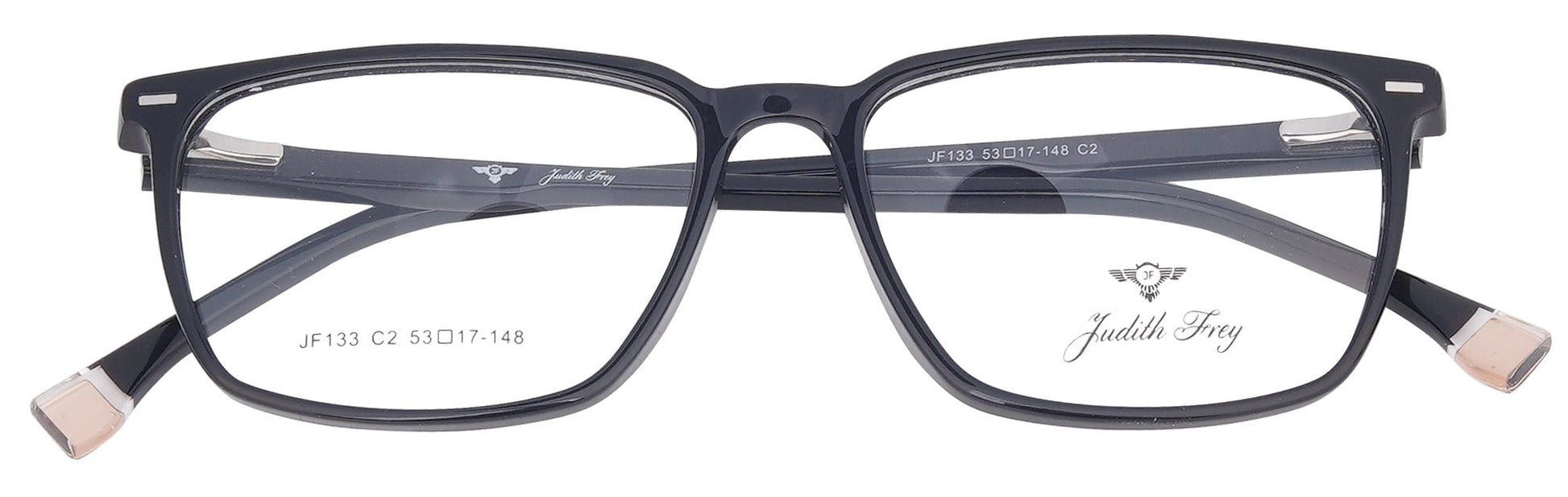 JF133 - C2 - Handmade Bio Acetate - Midnight Black - glassesbyahana.com