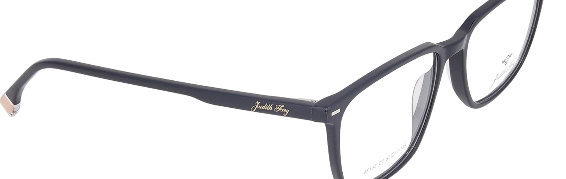 JF133 - C2 - Handmade Bio Acetate - Midnight Black - glassesbyahana.com