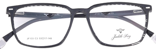 JF133 - C3 - Handmade Bio Acetate - Midnight Black - glassesbyahana.com