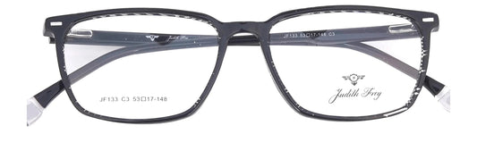 JF133-C3-Handmade Bio Acetate-Midnight Black - glassesbyahana.com
