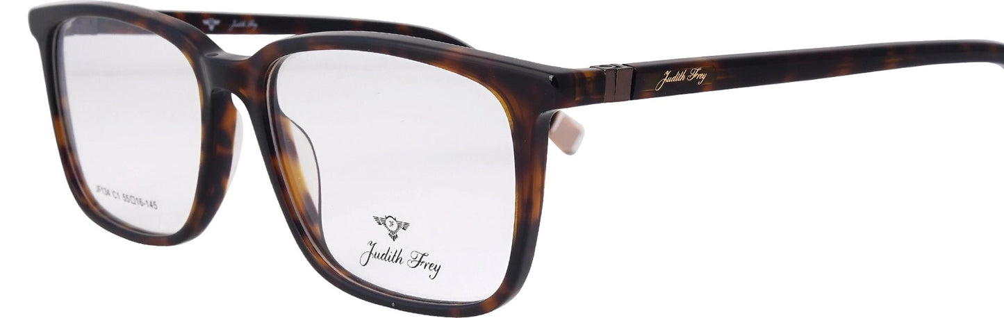 JF134 - C1 - Handmade Bio Acetate - Havana Brown - glassesbyahana.com