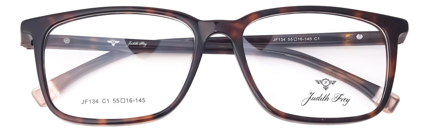 JF134 - C1 - Handmade Bio Acetate - Havana Brown - glassesbyahana.com