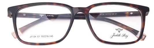 JF134 - C1 - Handmade Bio Acetate - Havana Brown - glassesbyahana.com